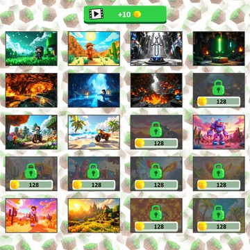 Микс Пазл: Майнкрафт – увлекательная головоломка! Собирайте перемешанные картинки из кубического мира, меняйте части местами и раскройте тайны Майнкрафта.