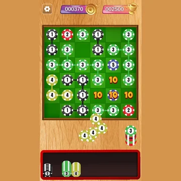 Соедини фишки - это головоломка, где игроку предстоит соединять разноцветные фишки, создавая длинные цепочки. Цель игры - набрать как можно больше очков, удаляя фишки с игрового поля.