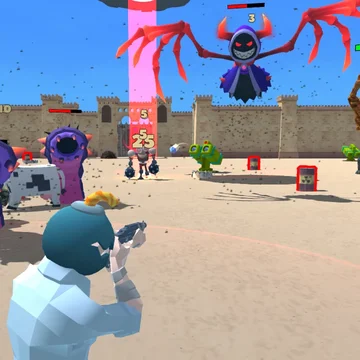 Динамичный шутер. Сразись с монстрами из другого измерения.