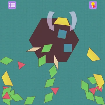 Собирайте яркие картины из геометрических фигур, как пазл! Расслабьтесь, тренируйте мозг и наслаждайтесь красивым результатом. Идеально для умиротворения и развития пространственного мышления.