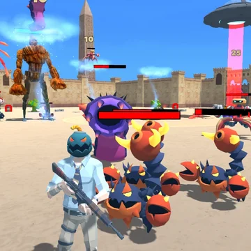 Динамичный шутер. Сразись с монстрами из другого измерения.