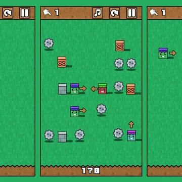 Запустите цепочку взрывов, чтобы уничтожить все зомбо-ящики и прочие зомбо-штуки.