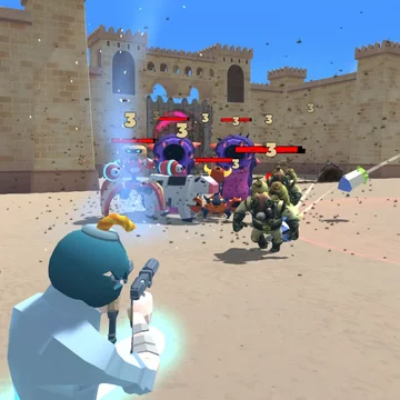 Динамичный шутер. Сразись с монстрами из другого измерения.