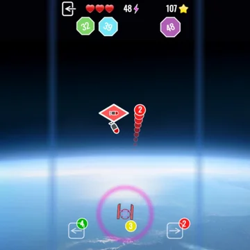 Уничтожай космический мусор из орбитального рельсотрона и прокачивай арифметический навык.