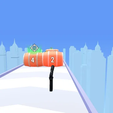 Беги и стреляй! Пройди путь до конца, прокачай оружие и побей рекорд!