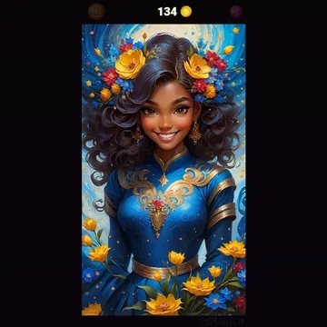 Расправляй скомканные картинки и собирай их в альбом.