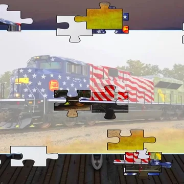 Пазлы для детей: поезда- это увлекательная, настольная и бесплатная игра. С очень красивыми картинками поездов из США, Европы, России, Азии и сказок. Позволяет отдохнуть и расслабиться в своё удовольствие.