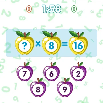 Онлайн-тренажёр умножения и деления поможет Вашему ребёнку выучить таблицу умножения.