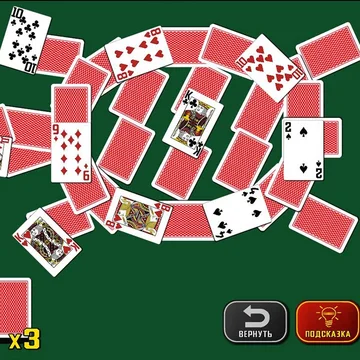 Бесплатный онлайн пасьянс с простыми правилами. 50 разнообразных уровней выгодно отличают его от "косынки" и "паука". Легкий расслабляющий геймплей.