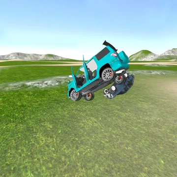 Российское Дерби: Столкновение — окунись в атмосферу зрелищных автогонок на специальном полигоне с элементами разрушения. В игре 5 русских автомобилей и танк!!!