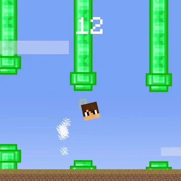 Заходи и помоги Компоту научиться летать между труб!