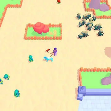 Улучшайте свой отряд собак! Пришельцы захватили зоопарк. Вступайте в бой с НЛО, зомби и другими угрозами. Приручите псов. Корги, Хаски, Акиту, Доберман, Сиба-ину и другие породы. Развивайте своих собак, превращая их в настоящих героев!