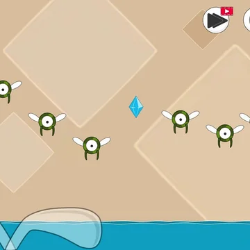 Мини-гольф с милым монстриком, он обожает пинать мяч, помоги ему пройти все уровни!