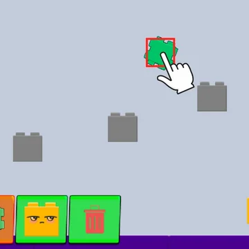 Кооперативный платформер для двоих. Играйте с другом и проходите сложные уровни, разрушая блоки в виде кирпичиков!