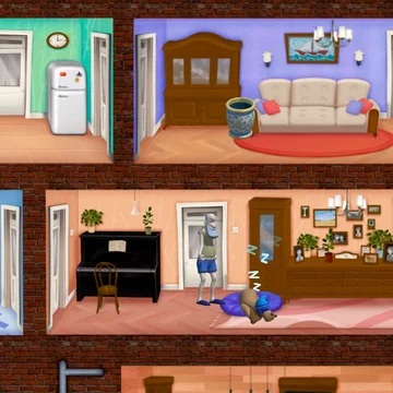 Плохой кот -веселая аркада, достань соседа, устрой бардак, не будь пойман!