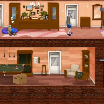 Плохой кот -веселая аркада, достань соседа, устрой бардак, не будь пойман!