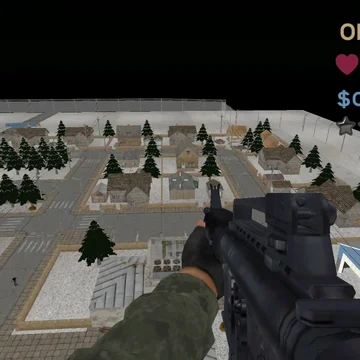 Ваш город закрыли на карантин из-за угрозы заражения зомби вирусом, ваша задача проходить миссии, убивать врагов и все это прямо в браузере в 3D!