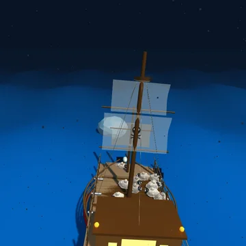 Прокатитесь на пиратском корабле сквозь разгул бури и спасти свою овечью команду! Избегайте препятствий, сражайтесь с волнами и доберитесь до берега с максимальным количеством овец на палубе.