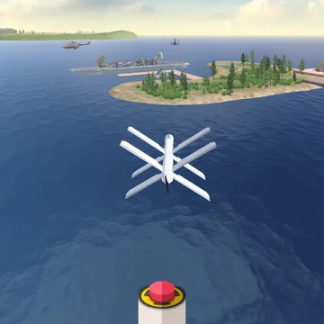 Игра в которой тебе предстоит управлять ударными дронами и ядерной ракетой чтобы разгромить военную базу врага!