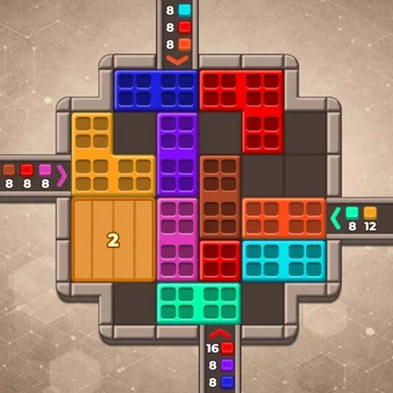 Логическая игра про цветные кубики. Двигайте блоки, заполняйте фигуры кубиками и решайте увлекательные головоломки.