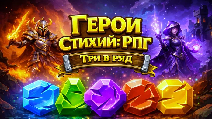 Герои Стихий: РПГ Три в ряд на Пикабу Игры