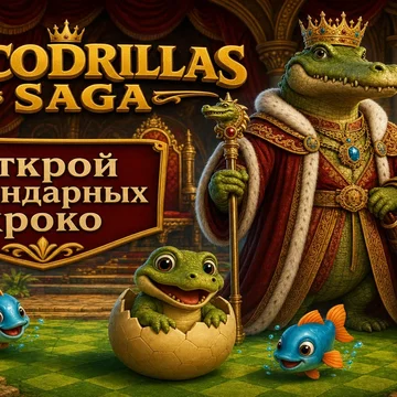 Cocodrillas Saga - увлекательная игра в жанре мерж! Создавайте крокодилов разных профессий. Играйте бесплатно и наслаждайтесь живым общением персонажей! (скриншот 8)