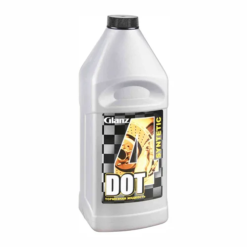  Тормозная жидкость Glanz DOT-4, 0,91кг