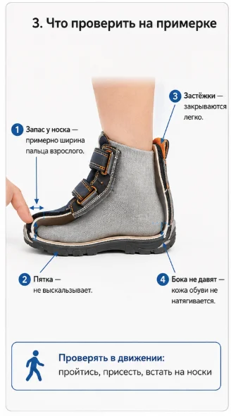 Как проверить, что обувь подходит