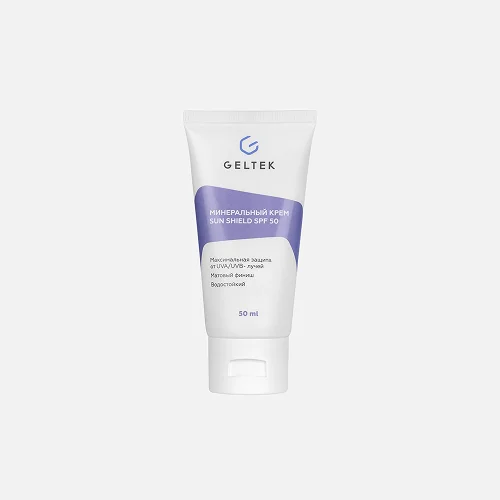 Солнцезащитный крем для лица SPF 50 Гельтек Mineral